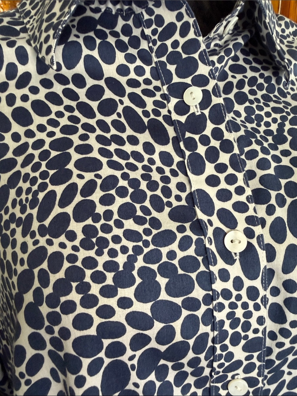 Foxcroft Wrinkle Free Fitted Fit Button-Down Shirt - Picture 2 of 10